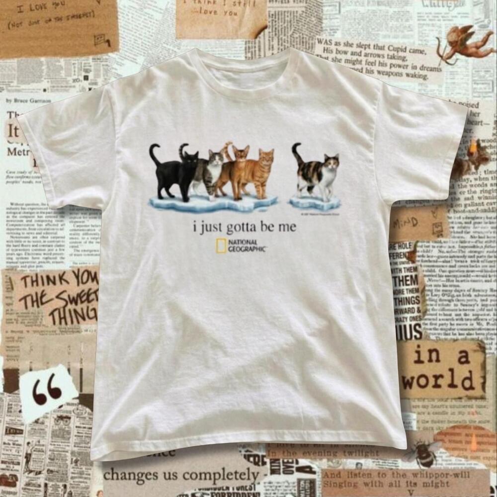 National Geographic White Cat Tee